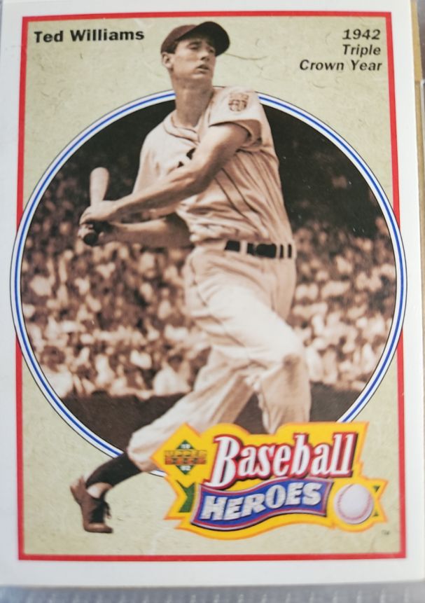 1992 Upper Deck Baseball Heroes #30 Ted Williams — front