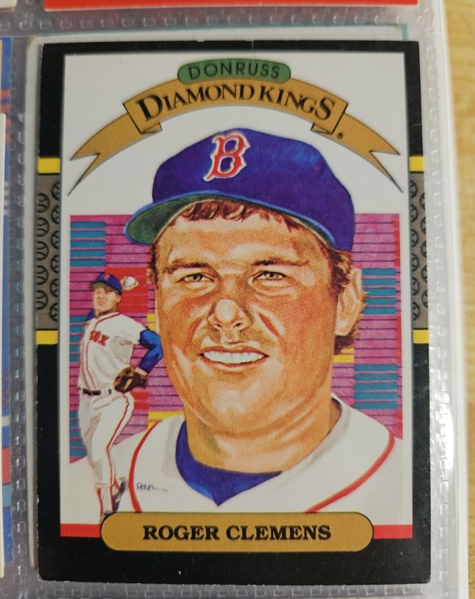 1987 Donruss Diamond Kings #2 Roger Clemens — front