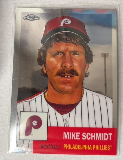 2022 Topps Chrome Platinum Anniversary #401 Mike Schmidt — front