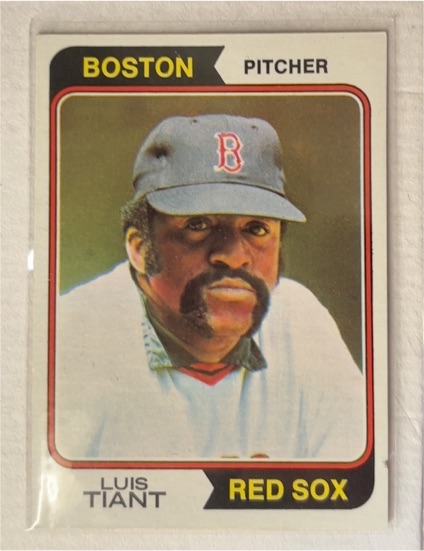 1974 Topps #167 Luis Tiant — front
