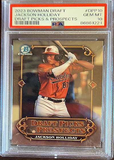 2023 Bowman Draft Picks & Prospects #DPP-10 Jackson Holliday — front