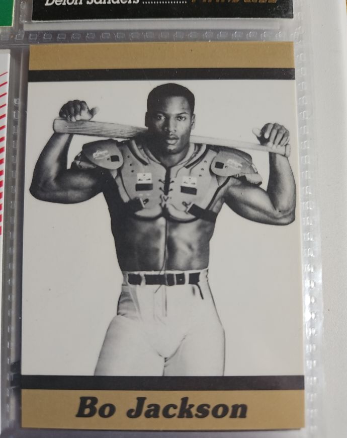 1990 Oddball Bo Knows Baseball / Football Promo #NNO Bo Jackson — front