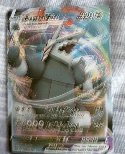 2022 Pokémon Sword & Shield Brilliant Stars #097 Aggron VMAX — front