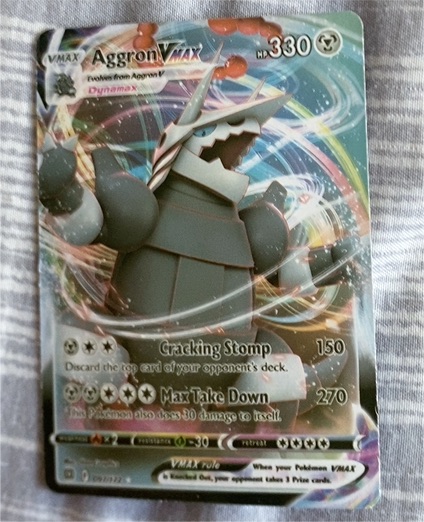 2022 Pokémon TCG Brilliant Stars #097 Aggron VMAX — front