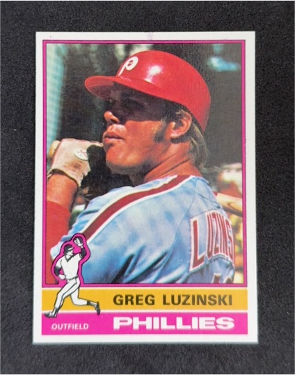 1976 Topps #610 Greg Luzinski — front