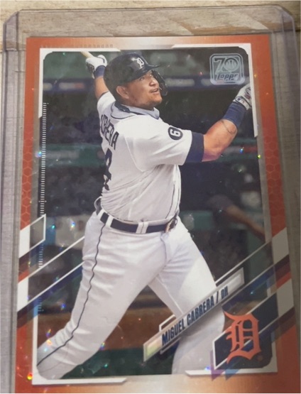 2021 Topps Opening Day #105 Miguel Cabrera — front