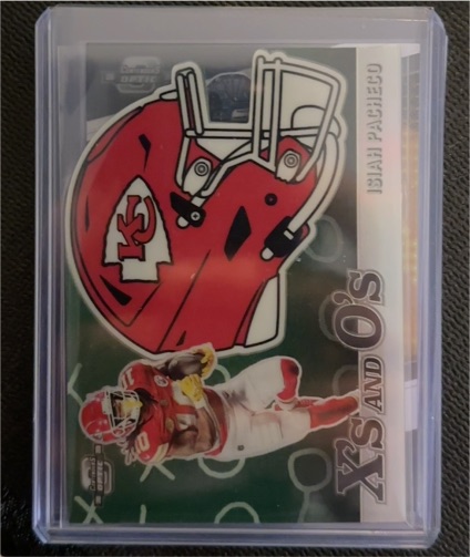 2023 Panini Contenders Optic #XO-18 Isiah Pacheco X's and O's — front