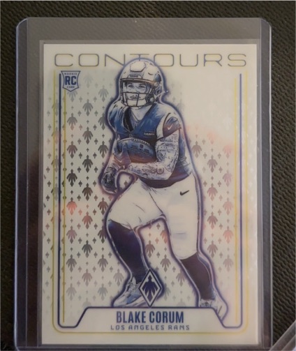2024 Panini Phoenix #CON-BCM Blake Corum Contours — front