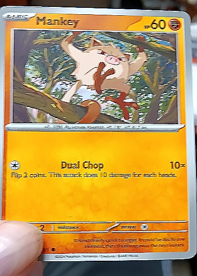 2024 Pokémon Scarlet & Violet: Surging Sparks #098 Mankey — front