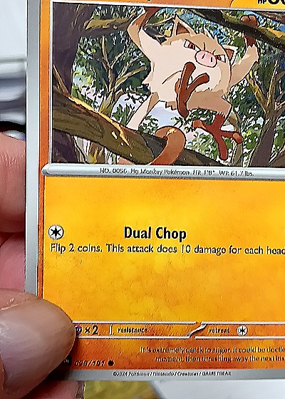 2024 Pokémon SV08: Surging Sparks #098 Mankey — front