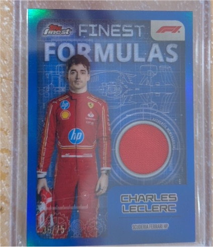 2024 Topps Finest Formula 1 #FF-LEC Charles Leclerc Finest Formulas — front