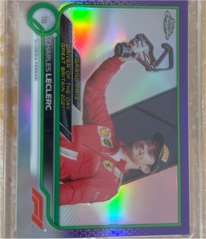 2022 Topps Chrome Formula 1 #182 Charles Leclerc — front