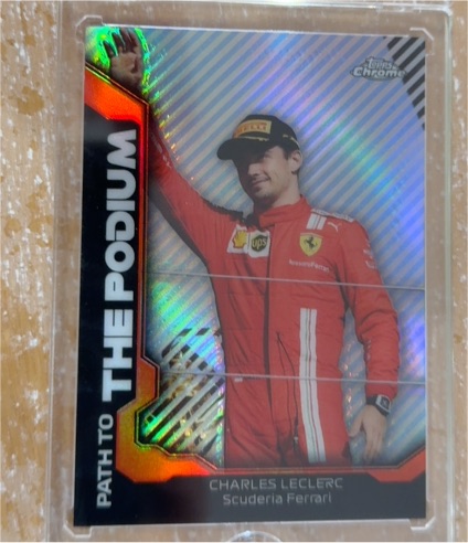 2021 Topps Chrome Formula 1 #PTP-CL Charles Leclerc Path to the Podium — front