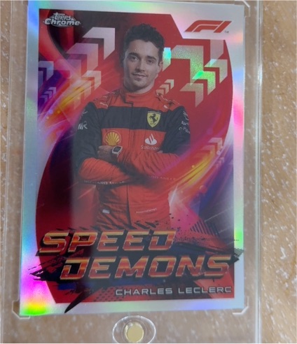 2022 Topps Chrome Formula 1 #SD-CL Charles Leclerc Speed Demons — front