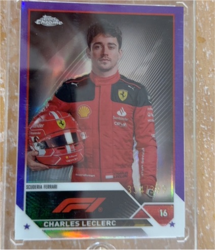 2023 Topps Chrome Formula 1 #16 Charles Leclerc — front