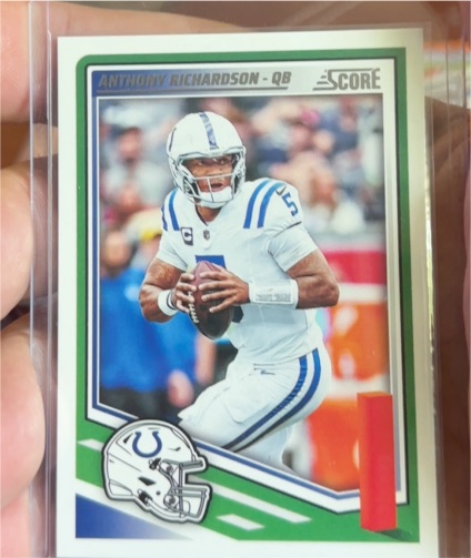 2025 Panini Score #173 Anthony Richardson — front