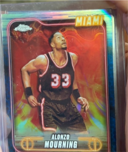 2024-25 Topps Chrome #9 Alonzo Mourning — front