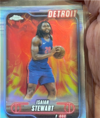 2024-25 Topps Chrome #116 Isaiah Stewart — front