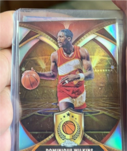 2024-25 Topps Chrome Ball of Duty #BOD-16 Dominique Wilkins Atlanta Hawks — front