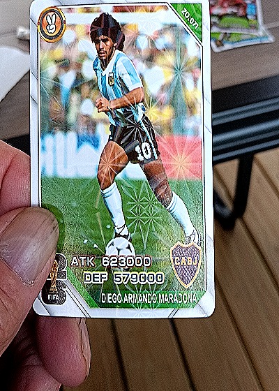 2001 Zoom #ZO017 Diego Armando Maradona — front