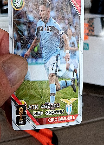 Ciro Immobile Lazio FIFA 26 Cards Serbian Edition — front