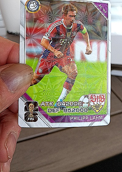 Philipp Lahm Soccer Card — front