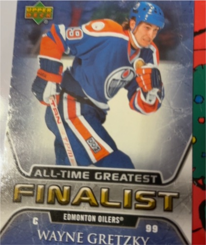 2005-06 Upper Deck All-Time Greatest Finalist #23 Wayne Gretzky — front