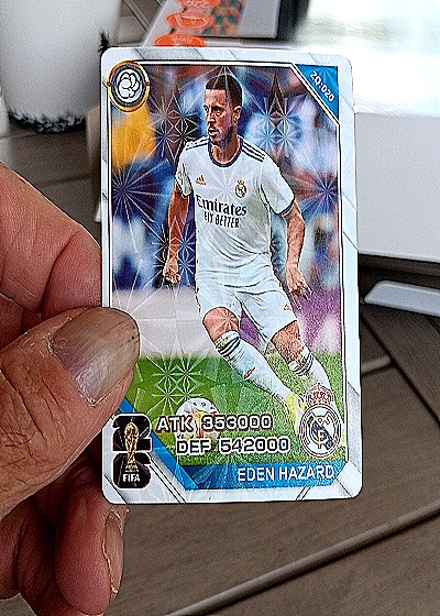 2020 Unknown Eden Hazard Real Madrid Soccer Card — front