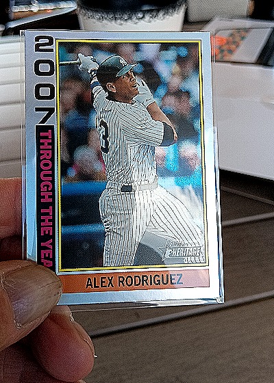 2025 Topps Heritage Through The Years #TTY-18 Alex Rodriguez — front