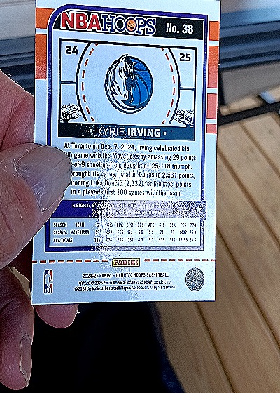 2023-24 Panini Hoops #38 Kyrie Irving — back