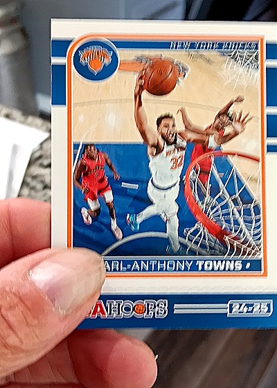 2024-25 Panini NBA Hoops Haunted Hoops #230 Karl-Anthony Towns — front
