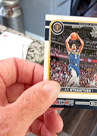 2023-24 Panini NBA Hoops Premium Stock #213 Julian Strawther — front