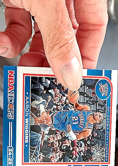 2024-25 Panini NBA Hoops #168 Aaron Wiggins — front