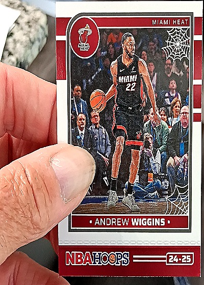 2024-25 Panini NBA Hoops #124 Andrew Wiggins — front