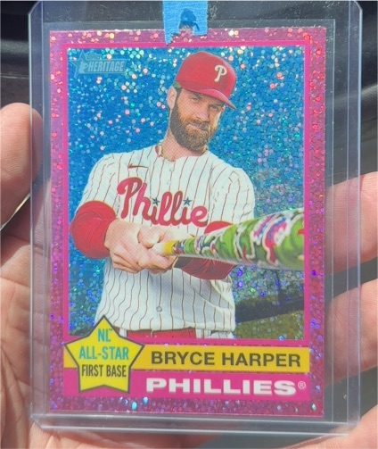 2025 Topps Heritage #150 Bryce Harper — front