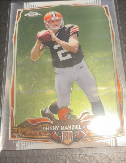 2014 Topps Chrome #169 Johnny Manziel — front