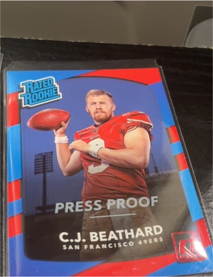 2017 Panini Donruss #320 C.J. Beathard — front