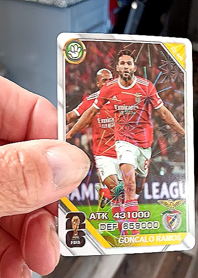2022 Mundicromo Quiz Game Liga Cards #26 Goncalo Ramos — front