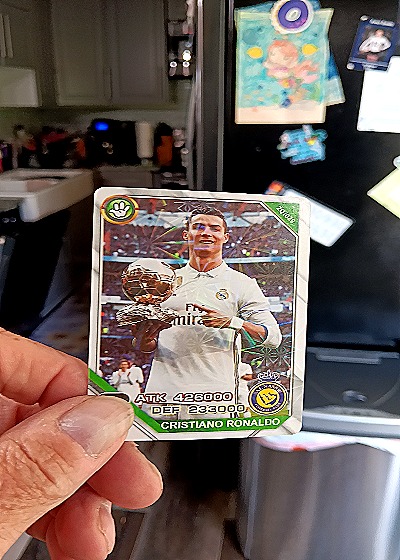 2020 Unknown Cristiano Ronaldo Soccer Card — front