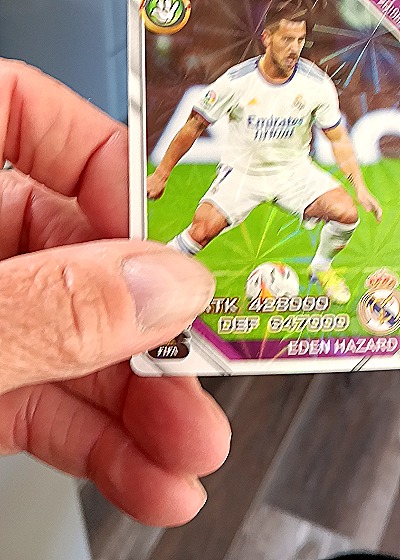 2021 Panini UEFA Champions League Eden Hazard — front