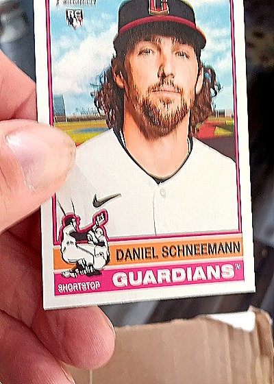 2025 Topps Heritage #332 Daniel Schneemann — front