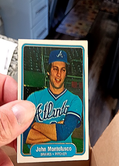 1982 Fleer #442 John Montefusco — front
