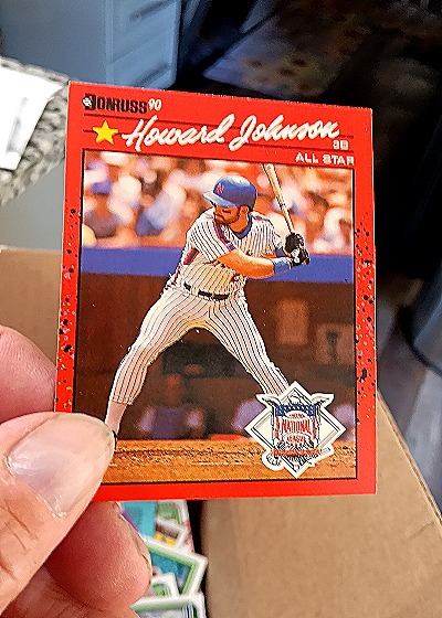 1990 Donruss #654 Howard Johnson — front