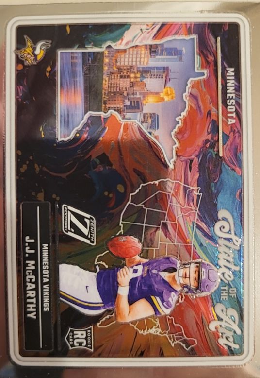2024 Panini Zenith - State of the Art #24 J.J. McCarthy — front