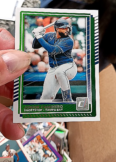 2025 Donruss #40 Junior Caminero — front