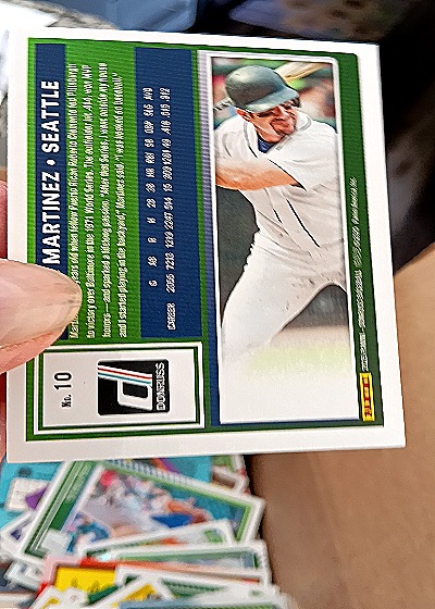 2025 Donruss #10 Edgar Martinez — back