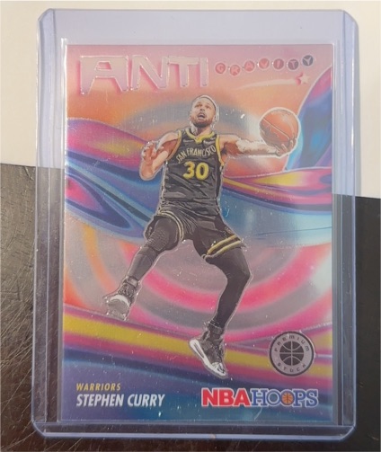 2023-24 Panini NBA Hoops Premium Stock #3 Stephen Curry Anti-Gravity — front