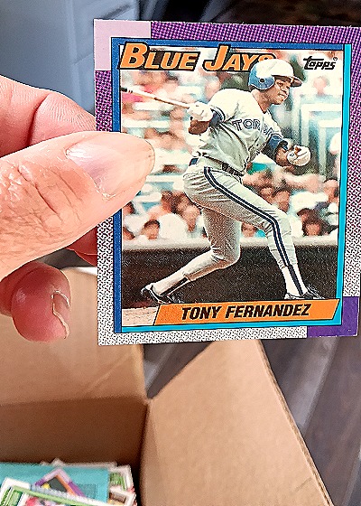 1990 Topps #685 Tony Fernandez — front