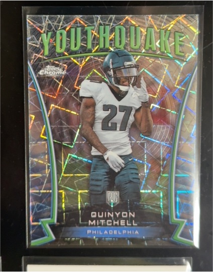 2024 Topps Chrome Youthquake #Y-7 Quinyon Mitchell — front