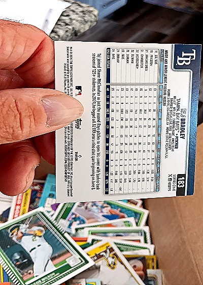 2025 Topps Series 1 #183 Taj Bradley — back